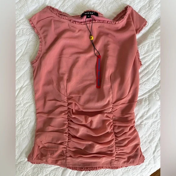 UNIF Aura top - pink size XS - new with tags - Picture 6 of 7